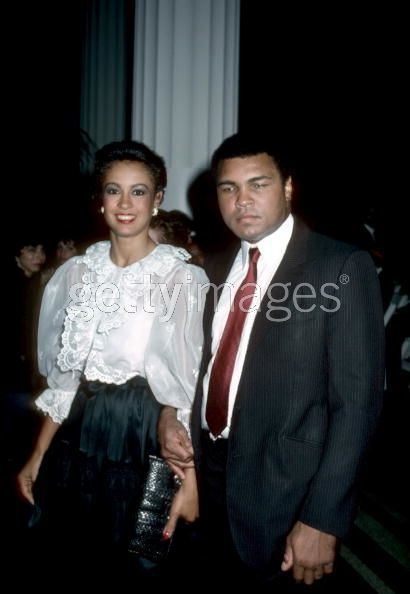 Veronica Porché Ali Muhammad Ali and then third wife Veronica Porsche Vintage Black
