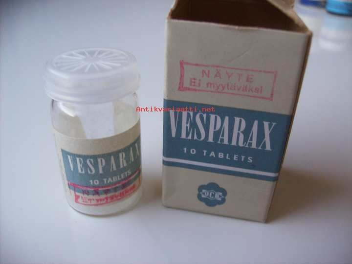 Vesparax Vesparax tyhj tablettipakkaus muoviapahvia 5x3x3 cm