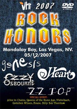 VH1 Rock Honors VH1 ROCK HONORS 2007 Genesis Heart ZZ Top Ozzy Os DVD for sale