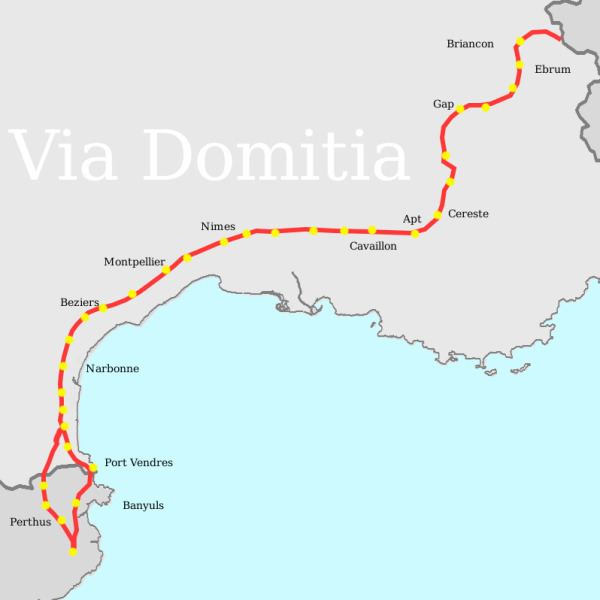 Via Domitia Via Domitia Wikipedia
