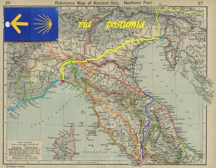 Via Postumia La Via Postumia riprende vita a piedi da Aquileia a Genova Running