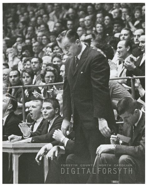 Vic Bubas Digital Forsyth Duke University basketball coach Vic Bubas 1964