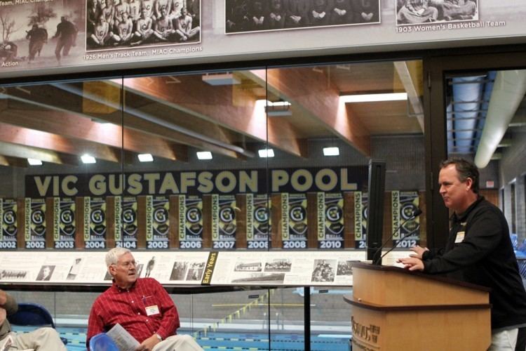 Vic Gustafson Vic Gustafson Pool Naming Celebration Draws Big Crowd Posted on
