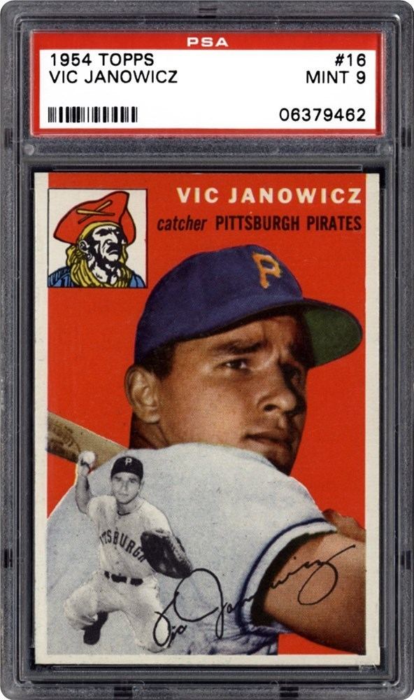 Vic Janowicz 1954 Topps Vic Janowicz PSA CardFacts