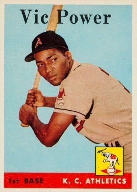 Vic Power (baseball) 1958 Topps Vic Power 406 Baseball Card Value Price Guide