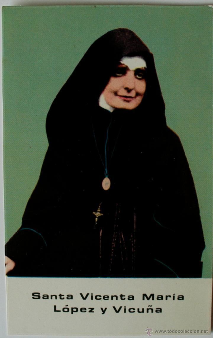 Vicenta María López i Vicuña estampita religiosa santa vicenta maria lopez y Comprar Postales
