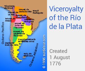 Viceroyalty of the Río de la Plata Argentina before Becoming a NationState El Sur del Sur