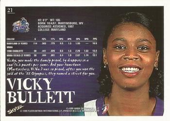 Vicky Bullett The Trading Card Database Charlotte Sting Gallery
