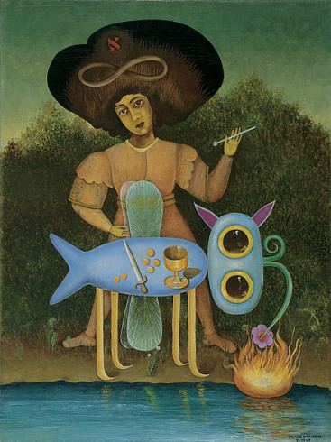 Victor Brauner Victor Brauner The Surrealist 1947 The peacock39s tail