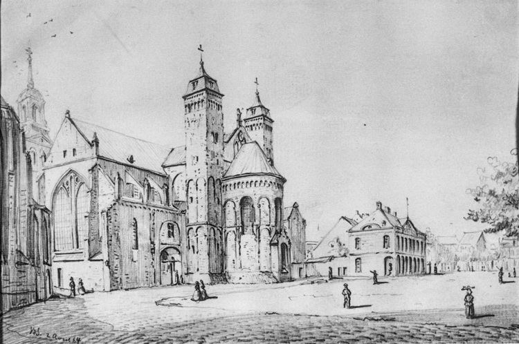 Victor de Stuers FileEn Hoofdwacht tekening van Victor de Stuers 1864 Maastricht