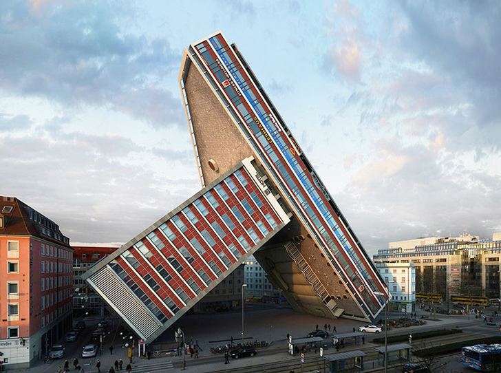 Victor Enrich Vctor Enrich Twists and Turns an Ordinary Munich Building in 88