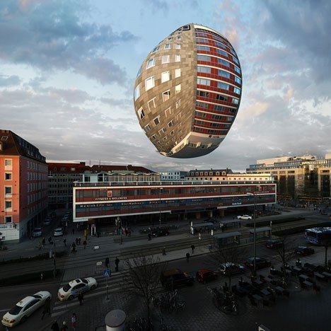 Victor Enrich Manipulated photography by Victor Enrich of a Munich hotel