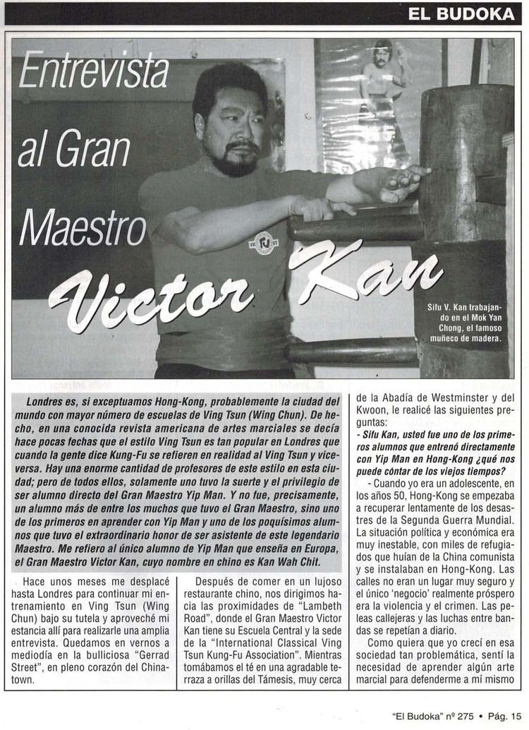 Victor Kan AEWC Spanish Classical Wing Chun Association