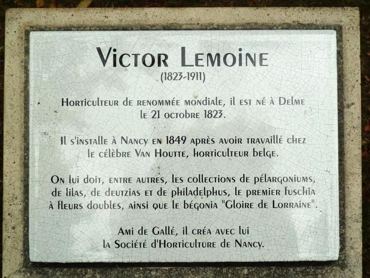 Victor Lemoine Monument Victor Lemoine Parc SainteMarie Nancy