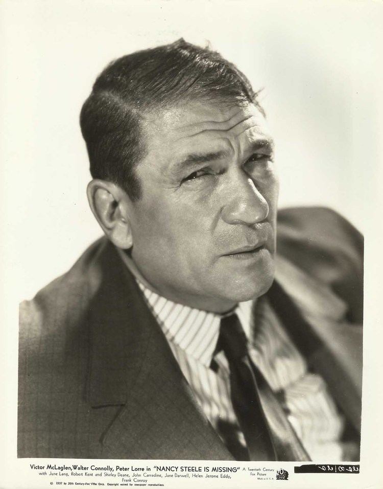 Victor McLaglen VICTOR McLAGLEN in quotNancy Steele is Missingquot Original