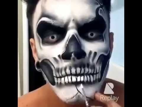 Victor Nogueira Skull Makeup by Victor Nogueira YouTube
