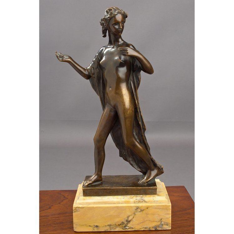 Victor Rousseau Bronze 1920s Sculpture by Victor Rousseau at 1stdibs