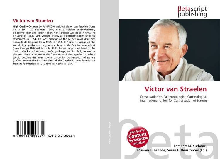 Victor van Straelen Victor van Straelen 9786133290631 6133290633 9786133290631