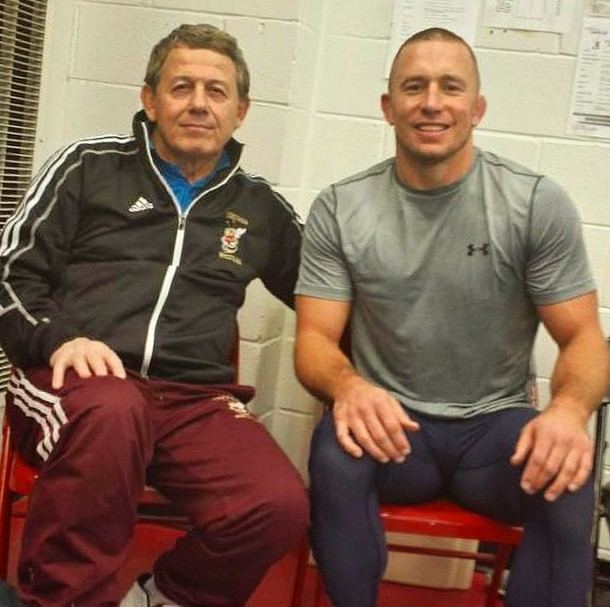 Victor Zilberman GSP back to work with wrestling coach Victor Zilberman Sherdog