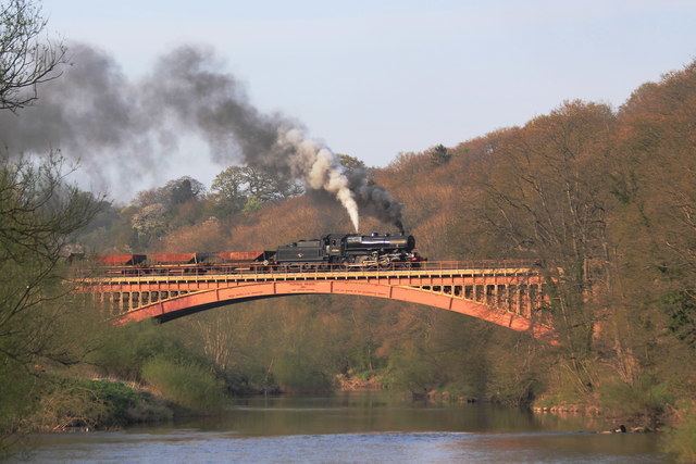 Victoria Bridge, Worcestershire Locomotive 43106 at Victoria Bridge C Keith Wilkinson Geograph