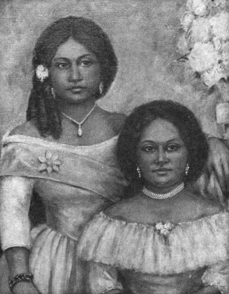 Victoria Kamāmalu FileNancy Sumner and Victoria Kamamalujpg Wikimedia Commons