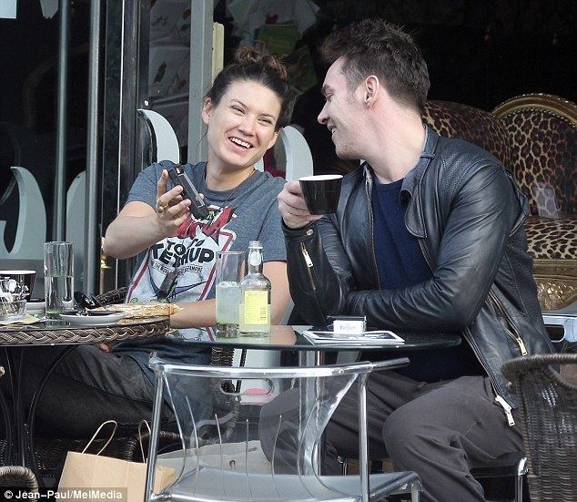 Victoria Keon-Cohen Jonathan Rhys Meyers and Victoria KeonCohen enjoy a lunch