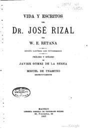 Vida y Escritos del Dr. José Rizal httpsarchiveorgservicesimgvidayescritosde00