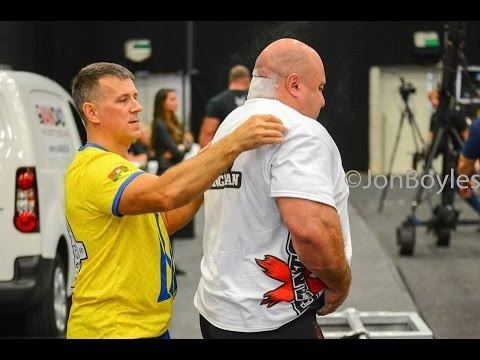 Vidas Blekaitis Worlds Strongest Master2016 Super Yoke 420 kg for 20 m 944 sec