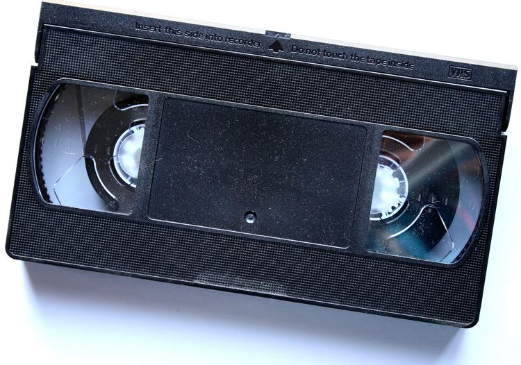 A black videotape.