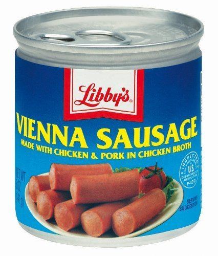 Vienna sausage Amazoncom Libby39s Vienna Sausages Made with Chicken Beef and