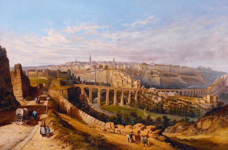 View of Luxembourg from the Fetschenhof