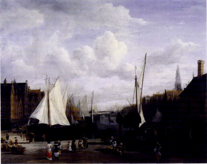 View of the Dam and Damrak at Amsterdam (Frick Collection)