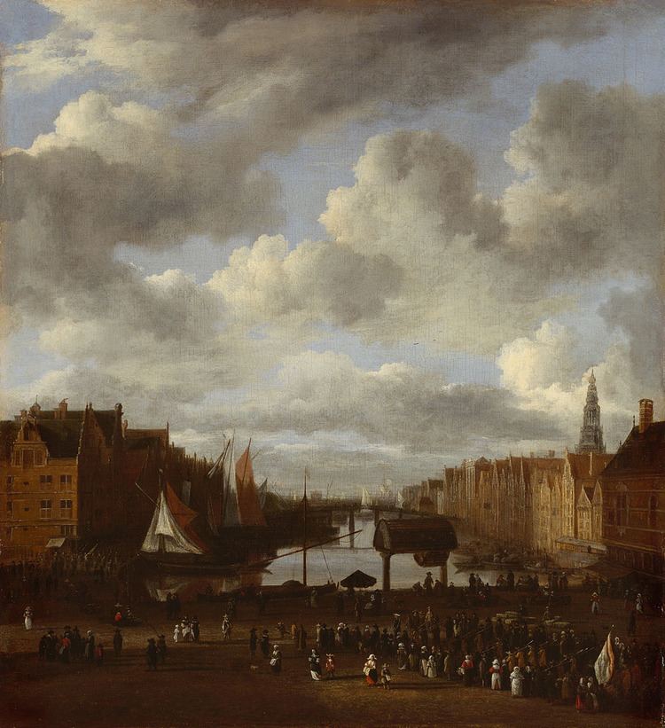 View of the Dam and Damrak at Amsterdam (Mauritshuis)