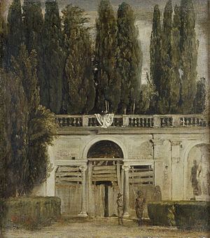 View of the Garden of the Villa Medici httpsuploadwikimediaorgwikipediacommonsthu