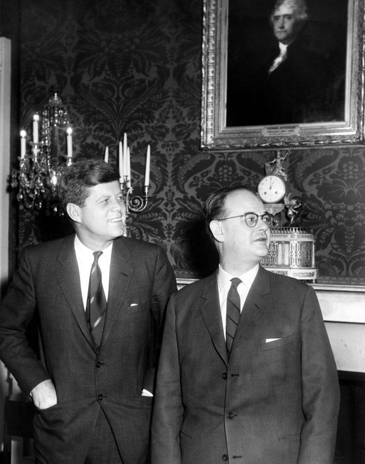 Viggo Kampmann AR6346A President John F Kennedy with Prime Minister of