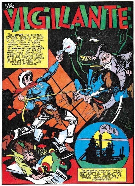 Vigilante (comics) Early Mort Meskin Simon and Kirby
