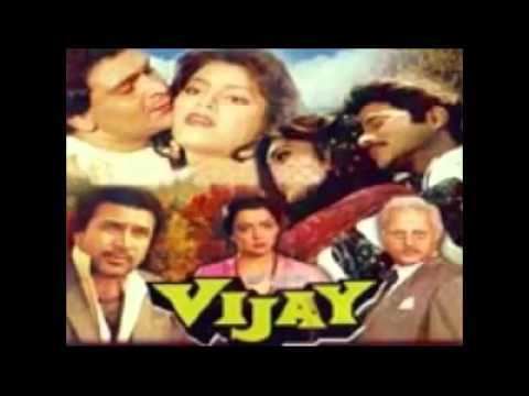 The DVD cover of the official soundtrack of the  1988 Bollywood film Vijay.