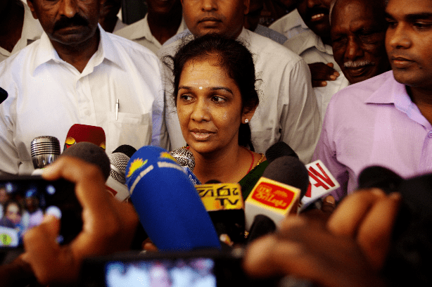 Vijayakala Maheswaran LankaWeb All Police Stations in Jaffna would be shut down UNP