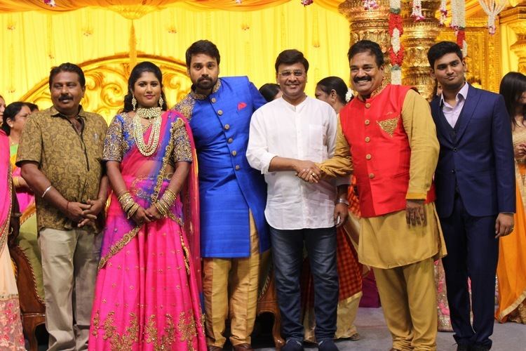 Vijayan (stunt coordinator) Fefsi Vijayan Master Sons Wedding Recption Photos Jackiecinemas