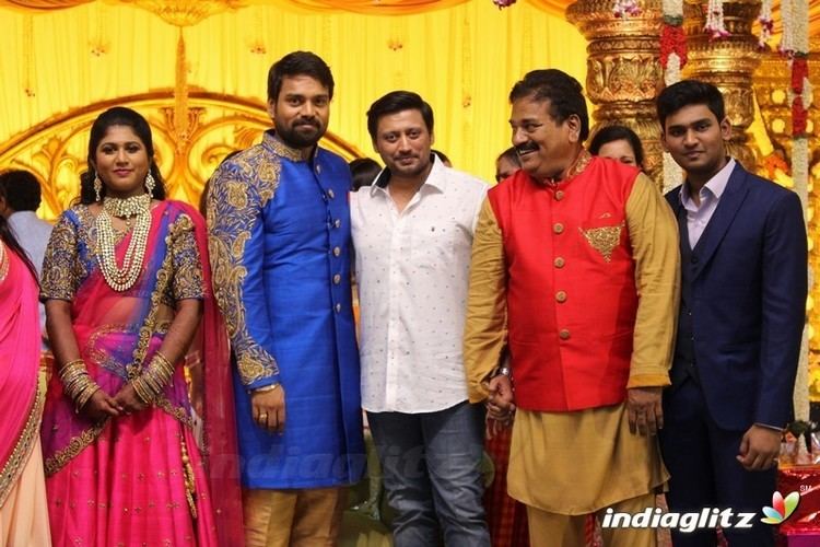 Vijayan (stunt coordinator) Fefsi Vijayan Master sons wedding reception Tamil Actress Gallery