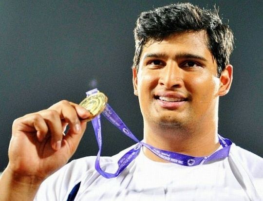 Vikas Gowda Vikas Gowda Gives India 1st Gold at Asian Athletics