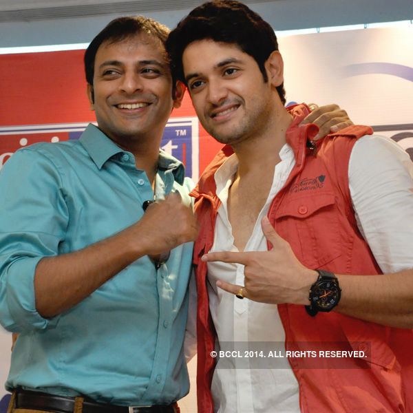 Vikram Chatterjee Joy Sengupta and Vikram Chatterjee during the promo launch