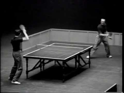 Viktor Barna Marty Reisman vs Victor Barna 1949 English Open YouTube
