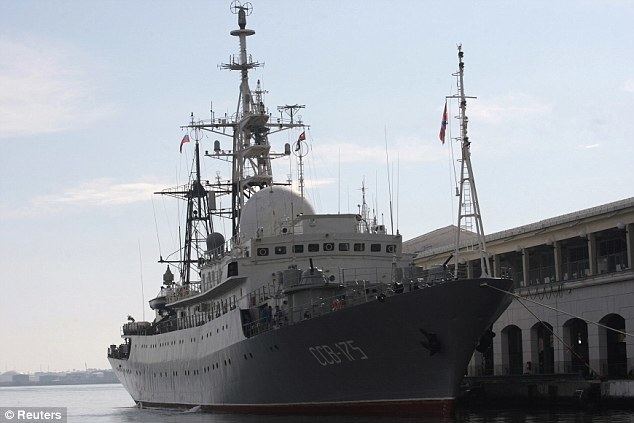 Viktor Leonov Russian spy ship has been 39eavesdropping39 off the US East