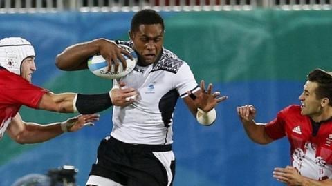 Viliame Mata Viliame Mata Edinburgh Rugby sign Fiji Olympic gold medallist BBC