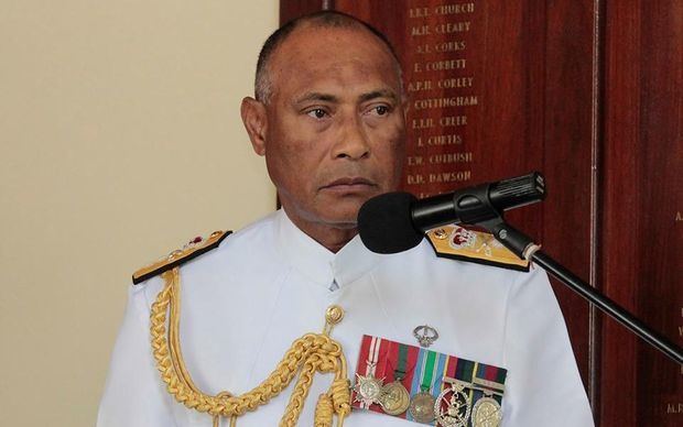 Viliame Naupoto Fijis new military commander traditionally welcomed today Radio