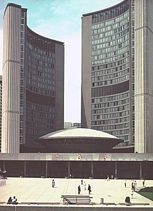 Viljo Revell Images of the New City Hall Toronto Canada by Viljo Revell 1959