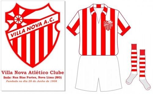 Villa Nova Atlético Clube Foto Rara de 1951 Villa Nova Atltico Clube Nova Lima MG