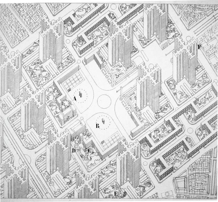 Ville Radieuse Le Corbusier39s 1924 utopian proposal the Ville Radieuse has