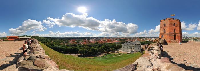 Vilnius Castle Complex Lithuania 360 panoramas Virtual tours around the world